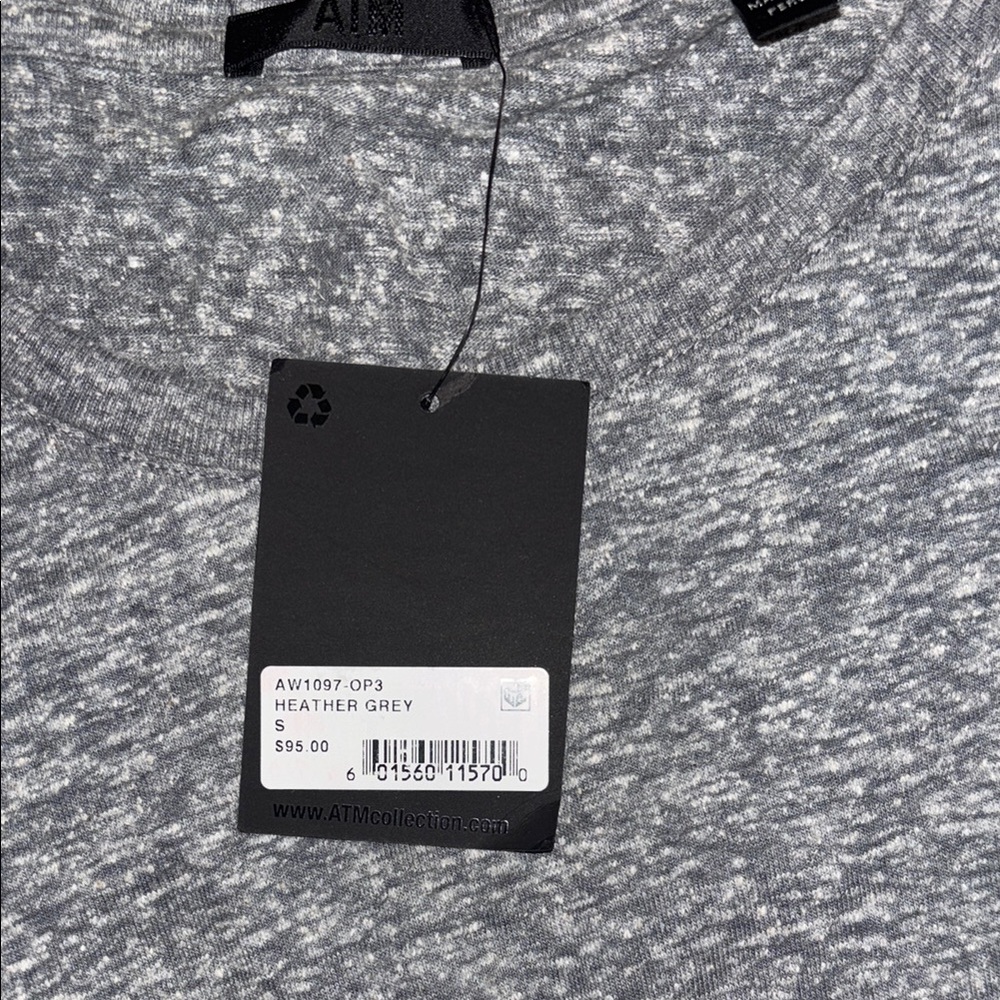 NWT ATM Anthony Thomas Melillo Charcoal Top | Size Small - Picture 3 of 4